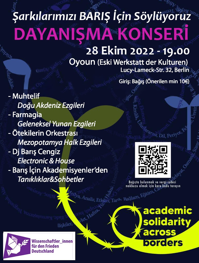 You are currently viewing Şarkılarımızı Barış İçin Söylüyoruz